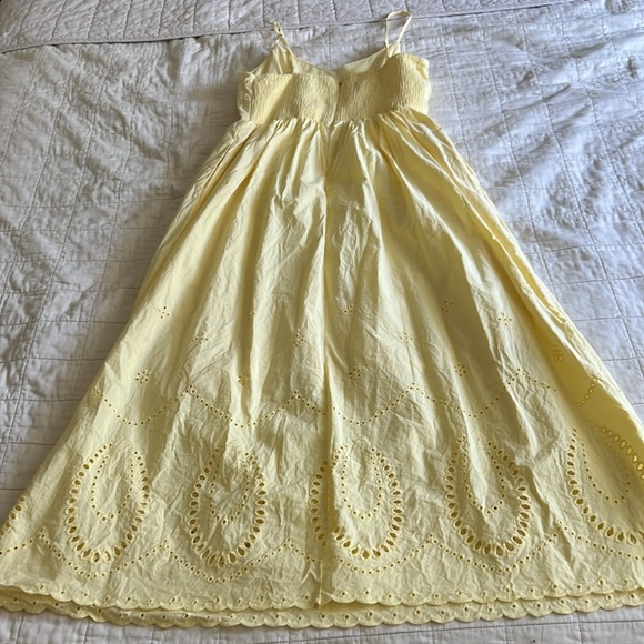 Calypso St. Barth Yellow Eyelet  Dress - Picture 6 of 10